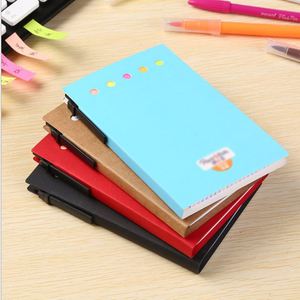 Bloc-notes publicitaire en gros avec notes adhésives, stylo et impression de logo – Blocs-notes écologiques pour messages et rappels - Product Image 4