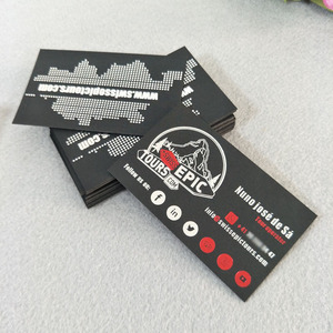 Tarjeta De visita De lujo, tarjeta De visita con estampado De lámina roja - Product Image 1