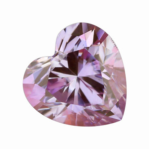 Anillo con Piedra Suelta <span class=keywords><strong>de</strong></span> Moissanita Rosa en Forma <span class=keywords><strong>de</strong></span> Corazón, Creada en Laboratorio, para Joyería, Tamaños 3*3mm/3.<span class=keywords><strong>5</strong></span>*3.5mm/4*4mm, 10-50 <span class=keywords><strong>Puntos</strong></span>, Certificación CAL - Product Image 5