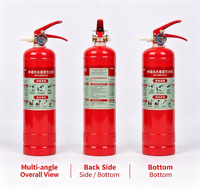 Extincteur portable à base d'eau 760 ml en acier au carbone 0,5A 8B E 5F pour la maison, la voiture, la cuisine, la sécurité en cas d'urgence