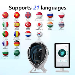 เครื่องวิเคราะห์ผิวหนังและหนังศีรษะ Ai Quantum แบบตั้งโต๊ะ พร้อมอุปกรณ์ดูแลความงามบนใบหน้า ดูแลผิวด้วยบลูทูธ/ไวไฟ แรงดันสูง - Product Image 5