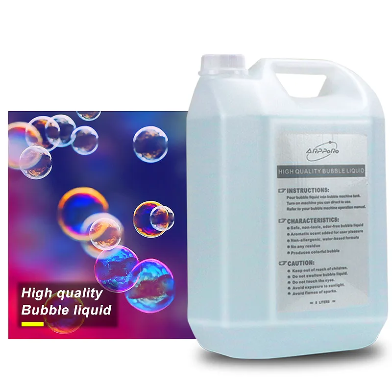 SHTX di alta qualità bubble machine oil 5L bubble liquid 5000ML Snow fluid foam liquid snowflake machine consumabile concentrato