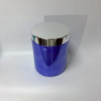 Bocaux cylindriques en plastique HDPE à large ouverture de 16 oz, 32 oz, 24 oz, 40 oz, 85 oz pour l'emballage de suppléments, poudres protéinées, gommes et vitamines