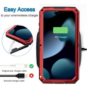 Étui étanche à l'eau, à la poussière et aux chutes pour Apple iPhone <span class=keywords><strong>15</strong></span> Plus Pro Max IP68 Plongée Natation Protection intégrale 360° Couverture intégrale - Product Image 3