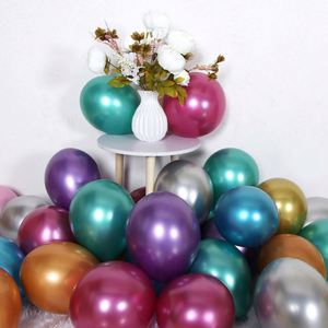 Globos de Látex Metálicos de 12 Pulgadas, Color Perla, Gruesos, Cromados, para Decoración de Cumpleaños, Globos Metálicos de Látex para Fiestas - Product Image 5
