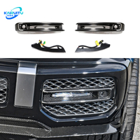Finition en fibre de carbone avec feux antibrouillard avant à LED et clignotants pour G Class W464 G63 Wagon Garantie 1 an