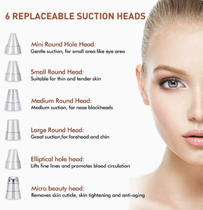 Extracteur de points noirs électrique à aspiration sous vide, nettoyeur de pores, outil de beauté anti-acné, vente chaude, fabricant OEM - Product Image 4