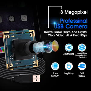 Độ Phân Giải Cao <span class=keywords><strong>8</strong></span> <span class=keywords><strong>Megapixel</strong></span> IMX179 CMOS Sensor Linux Camera Usb Cho Máy In 3D - Product Image 2