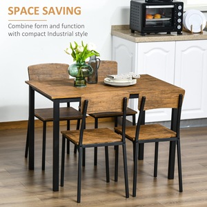 Cross-border modern style family dining table and <b>chair</b> set, customizable, minimalist dining room, <b>study</b>, bedroom, - Product Image 2