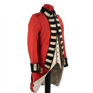 Manteau d'hiver sur mesure pour homme, uniforme de régiment britannique rouge, double boutonnage, style historique - Product Image 2