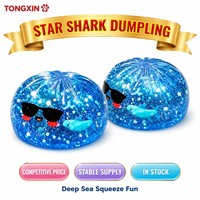 TONGXIN Jouets Squishy en Gros : Étoile de Mer, Requin, Boulette, Paillettes Bleues, Océan, à Remontée Lente, Anti-Stress, Fidget, Vente en Gros
