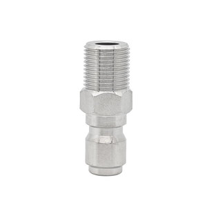 Conector Hembra de Acero Inoxidable de Alta Presión para Lavado de Autos, Conexión Rápida de 3/8, Cabeza Hexagonal M22/M14, Tubo para Pistola de Agua - Product Image 5