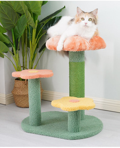 Small Medium-Sized Flower-Shaped <strong>Cat</strong> Toy All-In-One Jumping Platform <strong>Cat</strong> <strong>Climbing</strong> <strong>Frame</strong> Scratching Board <strong>Cat</strong> House Vertical - Product Image 6