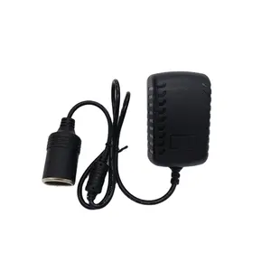 Isqueiro de cigarro de carro ac 100v-240v, 100v, 220v a dc 12 v, acendedor de cigarro, ac/dc adaptador conversor de energia, transformador de fonte de alimentação 12 volts