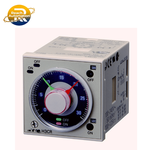 Minuteur double OMRON à arrêt progressif, numérique, portable, 8 broches, 0,05 s à 300 h, 100-240 V CA/100-125 V CC, H3CR-F8 - Product Image 1
