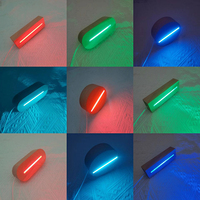Base LED en bois alimentée par USB de 5mm, lumières colorées RVB blanches/froides européennes pour lampes de nuit en plexiglas acrylique 3D pour utilisation dans la chambre