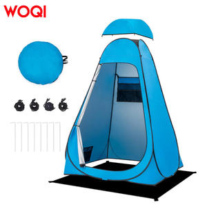 Tente de douche portable Woqi pour extérieur, 120x120x190 cm, double couche, imperméable, installation automatique, abri d'intimité pour la plage et la randonnée - Product Image 2