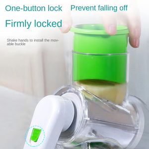 Bán buôn 3 trong 1 ROTARY pho mát vắt tay Vòng TUMBLING hộp Shredder trống đa chức năng trái cây và rau <span class=keywords><strong>Cutter</strong></span> với xử lý - Product Image 3