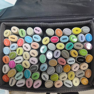 Marcadores de 48, 80, 100, <span class=keywords><strong>120</strong></span>, 168 y 216 Colores, Marcadores para Manga y Dibujo, Rotulador de Doble Punta con Alcohol, Punta Doble, Punta Gemela, para la Escuela - Product Image 1