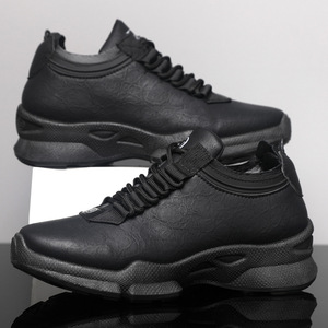 Zapatos Deportivos de Cuero Premium para Hombre, Ligeros, Antideslizantes, con Amortiguación, Zapatillas para Caminar, Calzado Casual Moderno - Product Image 4