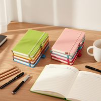 Carnet en cuir gaufré avec logo personnalisé A4 A5 A6, pages intérieures personnalisées, reliure, sangle élastique, idéal pour l'école