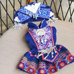 Nieuwe Stijl Jassen Etnische Stijl Voor Katten Honden Print Imitatie Zilveren Accessoires Katoen Linnen Stof Milieuvriendelijk - Product Image 4