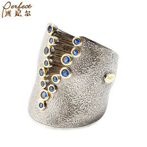 Anillos de joyería elegantes góticos reciclados personalizados Anillos de joyería de moda Anillo de compromiso de moda - Product Image 2