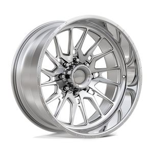 Jantes tout-terrain forgées sur mesure, entièrement polies, avec enjoliveurs personnalisés, 20, 22, 24, 26 pouces, 6x139.7 pour Ram 1500 Pickup Truck - Product Image 1