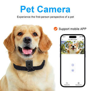 Caméra d'action intelligente WiFi HD 1080P Heartpaws pour animaux de compagnie, carte 32 Go, matériau ABS, batterie 10 heures, modèle MD38, pour chiens, extérieur, iOS - Product Image 2