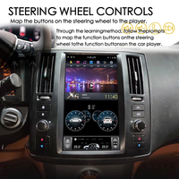 Autoradio Android à écran vertical de 11,8 pouces pour Infiniti FX FX35 FX45, navigation GPS automatique, CarPlay, lecteur multimédia vidéo, 64 Go
