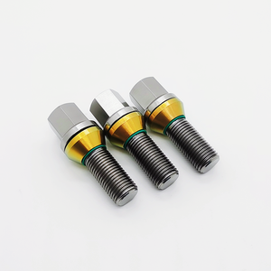 Support allemand GR5 taper seat m14 Auto automobile en alliage de titane, boulons de roue, écrous, kit de <span class=keywords><strong>goujon</strong></span> pour BMW <span class=keywords><strong>Audi</strong></span> astra - Product Image 2