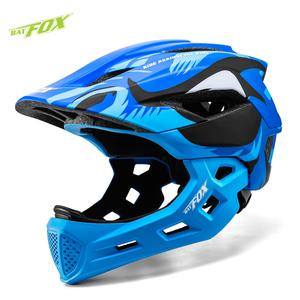 Mũ bảo hiểm thể thao trẻ em BATFOX Full Face dành cho xe đạp đường trường, xe đạp leo núi, ván trượt - Product Image 1