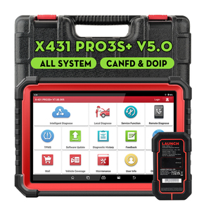 USA EU Warehouse X431 Pro3S+ V5.0 Full System <b>Bluetooth</b> Bi-Directional Scan Tool <b>OBD2</b> EOBD Code Reader With 37 Resets - Product Image 1