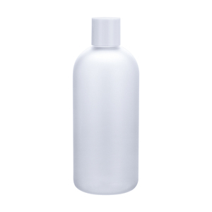 Bouteille de rosée pure givrée à épaulement rond de 500ml en stock Bouteille en plastique pour animaux de compagnie pour démaquiller l'humidité de <span class=keywords><strong>la</strong></span> peau - Product Image 6