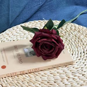 Roses artificielles en soie <span class=keywords><strong>de</strong></span> haute qualité en gros, fleurs décoratives pour mariage, maison, fête - Product Image 6