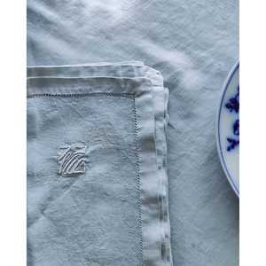 Mantel de Lino de Algodón Damasco Teñido Azul Claro con 12 Servilletas, Diseño Rectangular y Cuadrado Estampado para Hoteles y Restaurantes - Product Image 5