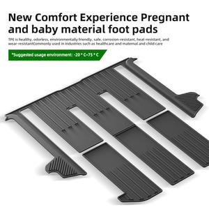 דגמי רגו 24 של אלפארד סדרה <span class=keywords><strong>40</strong></span>, שטיחי רכב <span class=keywords><strong>TPE</strong></span> עמידים למים, ללא החלקה, בעובי 2.5 מ\\\"מ, סט מלא של 4 חלקים, יבוא - Product Image 3