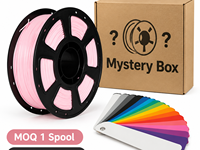 Boîte mystère de filament PLA de base 1,75 mm 1 kg Yiqiu3D, pack surprise couleur aléatoire, filament pour imprimante 3D pour débutants, Bambu Lab