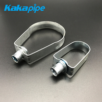 Cintre à boucle robuste en acier inoxydable 304 316 cintres à boucle de serrage de tuyau pivotant en forme de poire