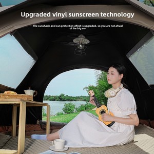 <span class=keywords><strong>Tente</strong></span> de camping portable d'extérieur, entièrement automatique, imperméable, <span class=keywords><strong>anti</strong></span>-UV, ouverture rapide, <span class=keywords><strong>anti</strong></span>-moustiques, légère, quatre places, en stock usine - Product Image 2