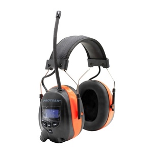 Orejeras con cancelación de ruido con <span class=keywords><strong>banda</strong></span> para la cabeza de Radio DAB Protección de seguridad para auriculares Orejeras Blue Tooth Tactical Ear Protection - Product Image 1