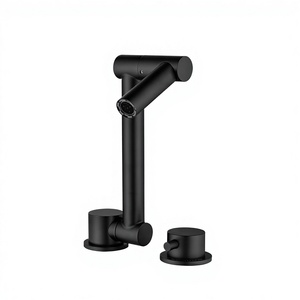 Foldable Black Modern Single Handle Ceramic Valve Core Kitchen <strong>Faucet</strong> with Pull Spray Deck Mounted Stainless Steel for <strong>RV</strong> Use - Product Image 4