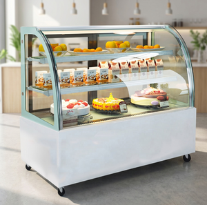 <span class=keywords><strong>Vitrina</strong></span> <span class=keywords><strong>Refrigerada</strong></span> Curva <span class=keywords><strong>Usada</strong></span> <span class=keywords><strong>para</strong></span> Panadería, Pastelería y Exhibición de Pan - Product Image 4