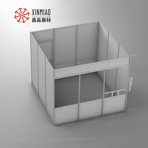 Divisores de Habitaciones Móviles, Paredes Divisorias Personalizadas con Marco de Aluminio, Tipo Vidrio o Madera, Modulares para Interiores, Oficinas y Exposiciones - Product Image 6