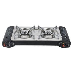 Hix Originele Fabriek 2 Branders Gasfornuis Draagbare <span class=keywords><strong>Camping</strong></span> Dubbele Auto Ontstekingskamp Dubbele Brander Cassette Kampeerkachel - Product Image 6