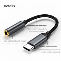 Direct Factory Personnalisable OEM Hi-Res Sound DAC Type C 3.5mm Câble Audio Adaptateur Aux Numérique pour IPhone/Téléphone Mobile Android