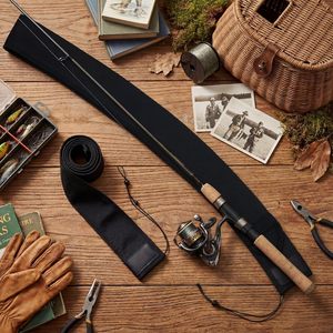 Lot de 6 housses de <span class=keywords><strong>canne</strong></span> à pêche en néoprène avec boucle de suspension intégrée et cordon réglable, compatibles avec les cannes à lancer, à bobine et à <span class=keywords><strong>mouche</strong></span> - Product Image 5