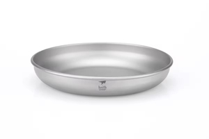 Plaque en titane pur écologique de qualité supérieure, gris argent sablé, ultralégère, portable, pour le camping et la maison, Keith 350 ml, personnalisable - Product Image 6