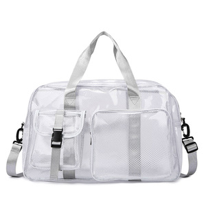 Sac de sport et de voyage de luxe en PVC personnalisé avec logo, imperméable, léger, créatif, pour activités de plein air, natation et gym - Product Image 2
