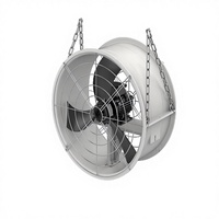 Ventilateur de circulation suspendu D550 à entraînement direct, à fréquence variable, en fibre de verre, résistant à la corrosion, pour élevage